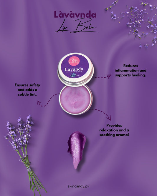 Lavànda Lip Balm (Lavender Moisture & Chapped Lip Repair)