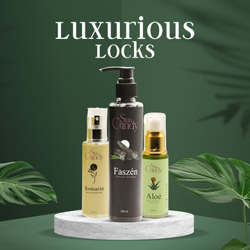 Luxurious Locks Bundle (Hair Oil, Shampoo & Serum Set)