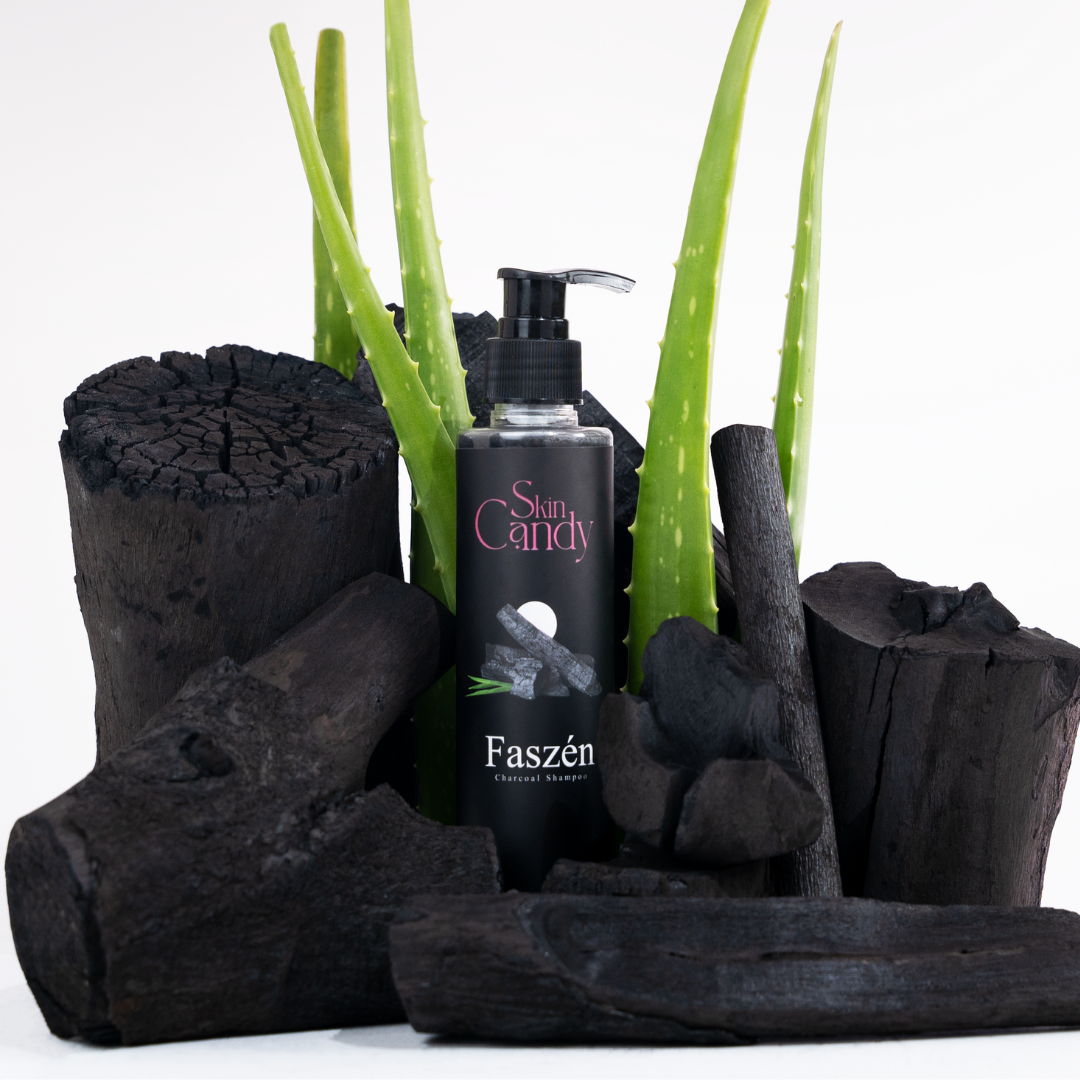 Faszén Charcoal Shampoo (Deep Clean & Anti-Dandruff Scalp Detox)