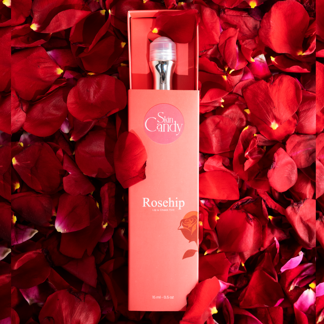 Rosehip Lip & Cheek Tint (Natural Red Rose Glow)